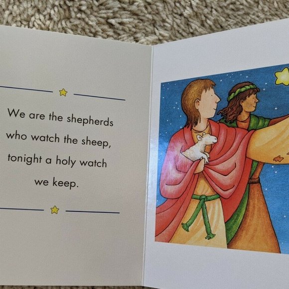 LeapFrog Tag Junior Book, Christmas in the Manger Board Book for Tag Jr. NEW! - Picture 6 of 6